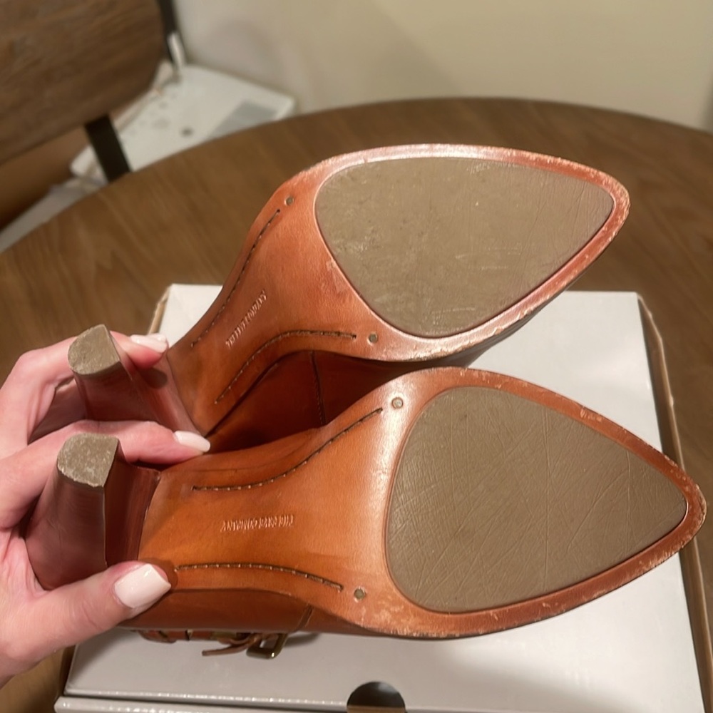 Frye Women's Heeled Boots in Rich Brown - Picture 6 of 16